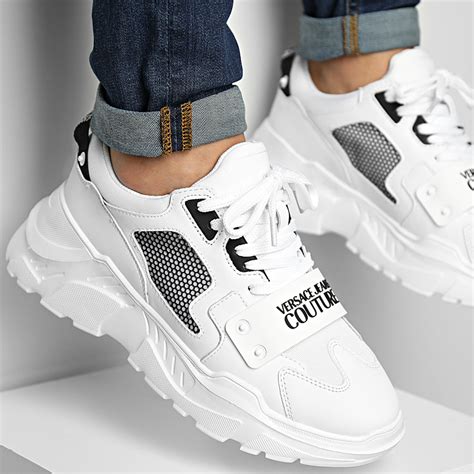 versace jeans couture sneakers white